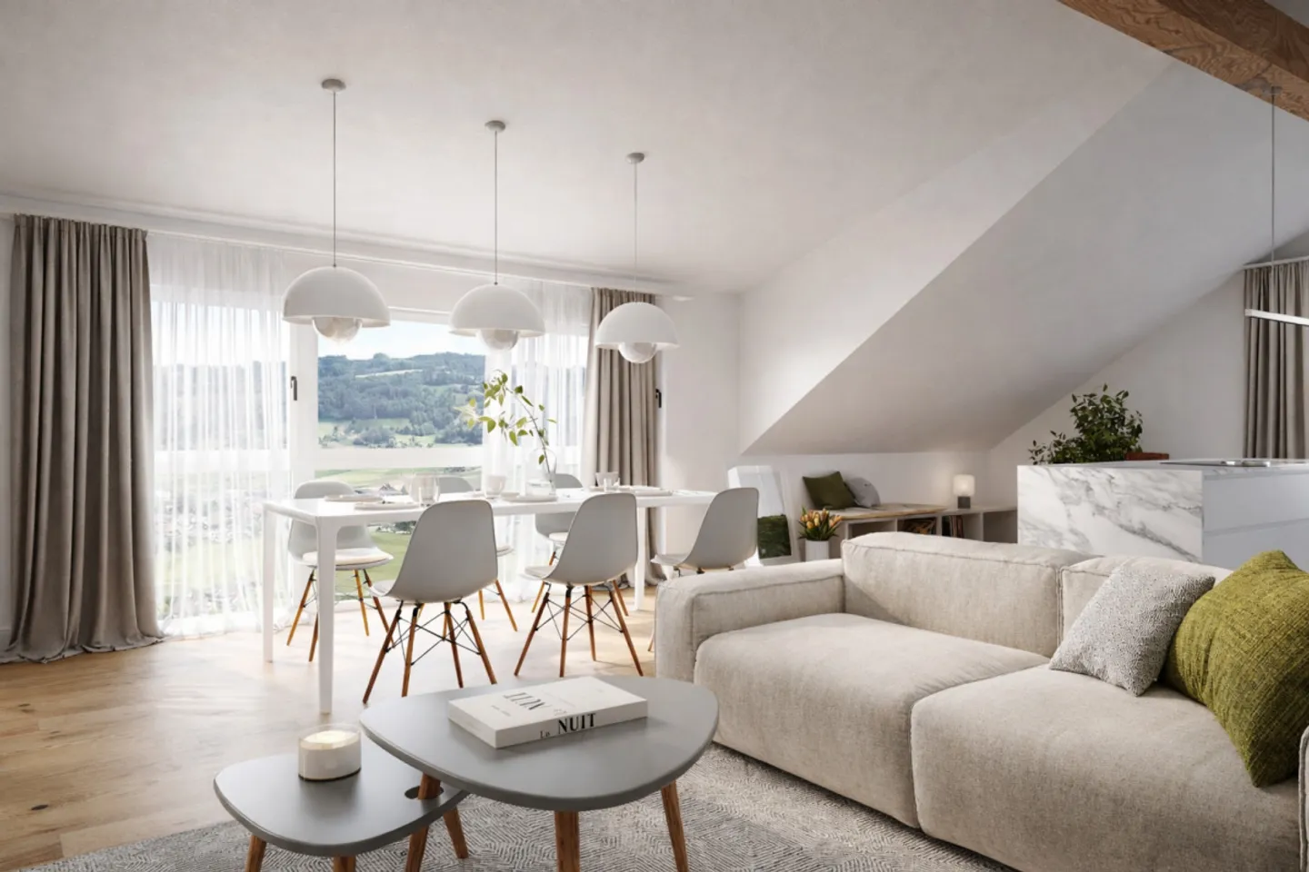 5.5-Room Penthouse with Gallery & Roof Terrace - Photo 1 of 15