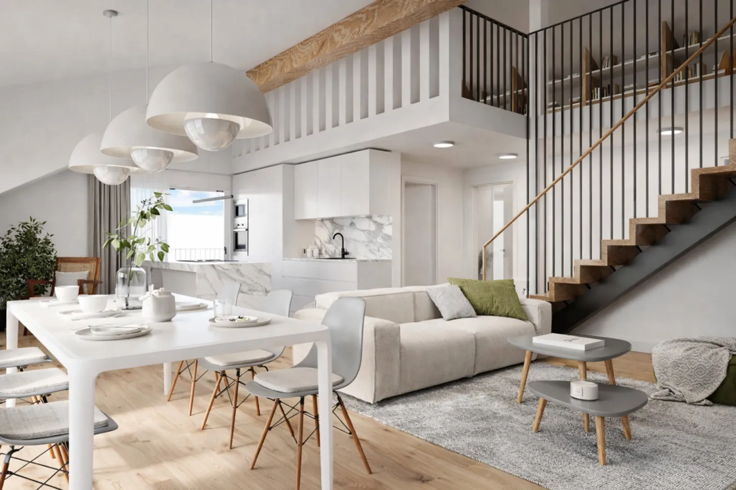 5.5-Room Penthouse with Gallery & Roof Terrace - Photo 2 of 15