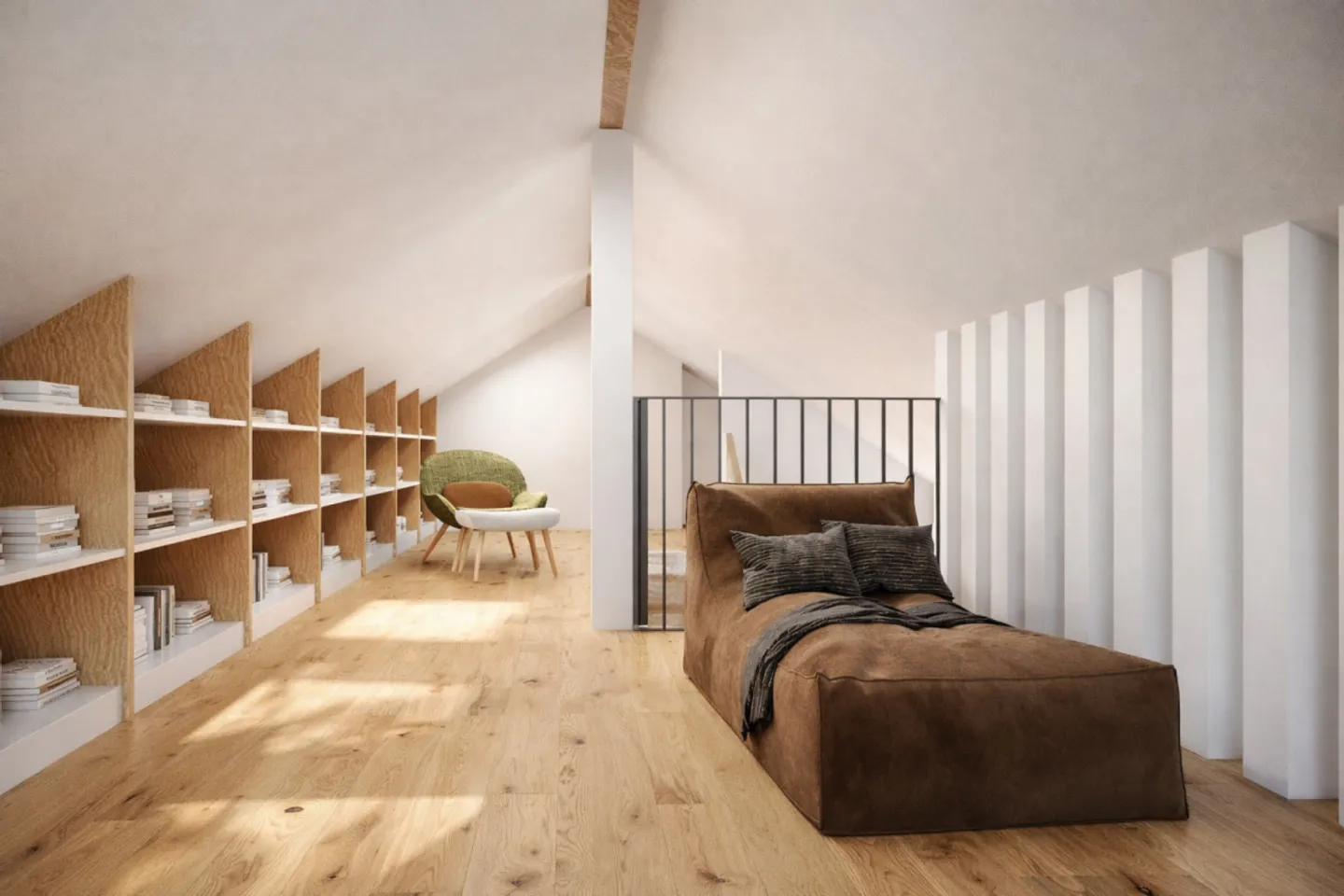 5.5-Room Penthouse with Gallery & Roof Terrace - Photo 12 of 15