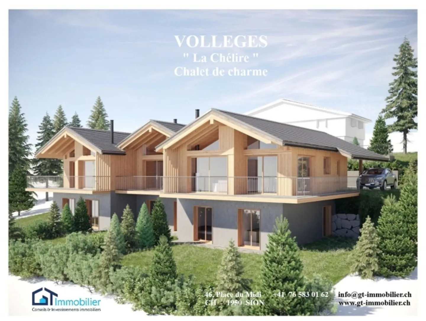 Chalet à vendre - Photo 1 sur 5