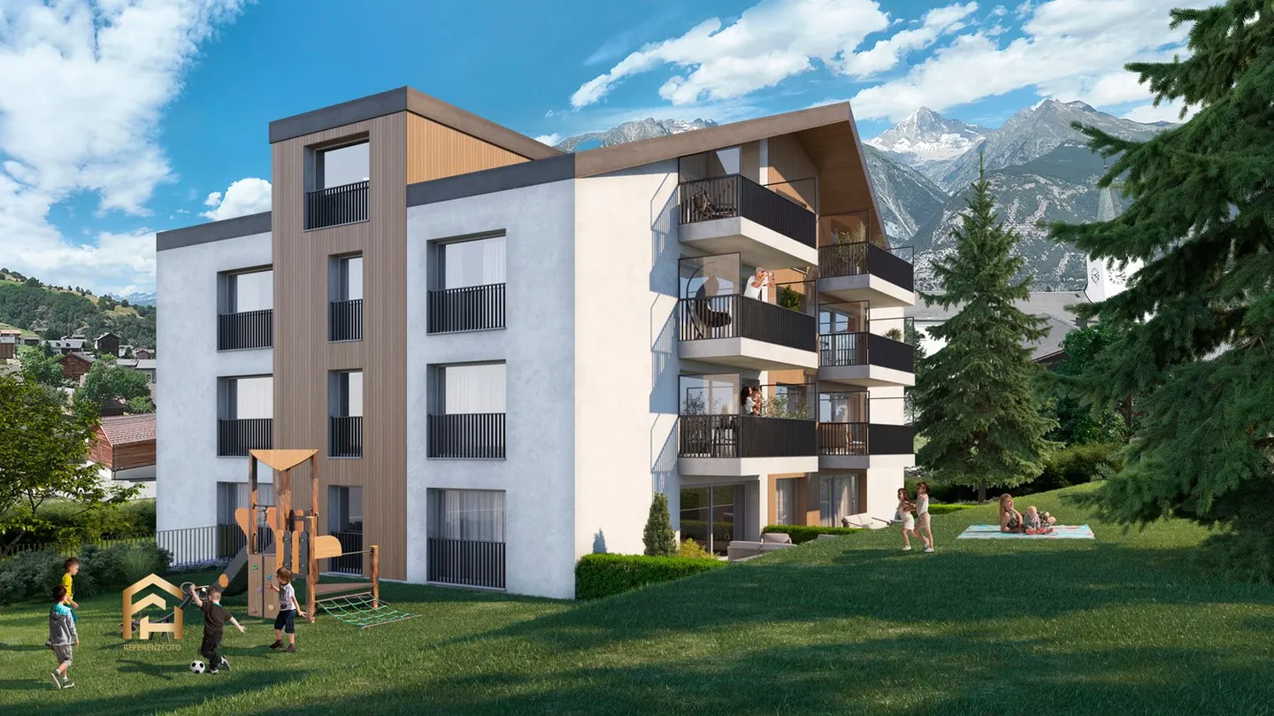 Innovativo progetto di nuova costruzione: soleggiato appartamento di 3,5 locali a Unterbäch - Foto 6 di 9