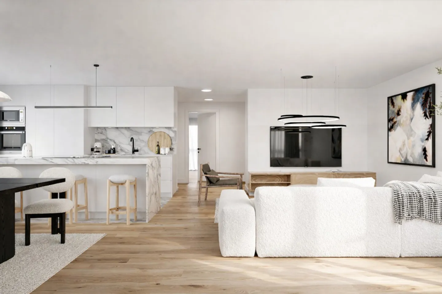 Vivere di alta qualità con stile e spazio - Appartamento di 5½ stanze «RESIDENCE CENTRO» (2° piano) Sud - Foto 2 di 14