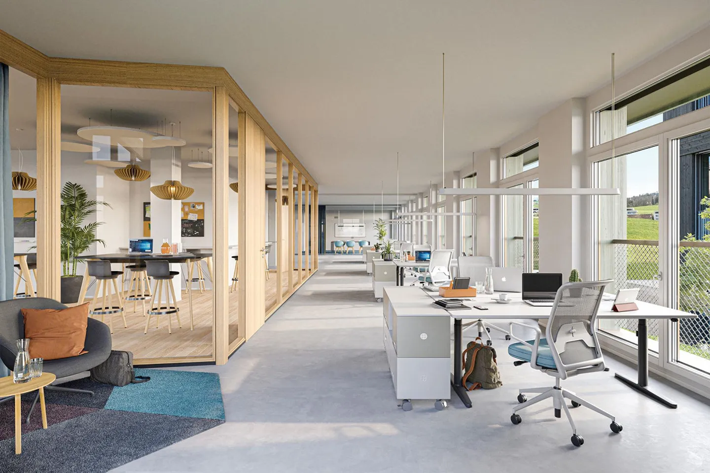 Spazio ufficio rappresentativo al piano terra del nuovo edificio - Foto 3 di 3