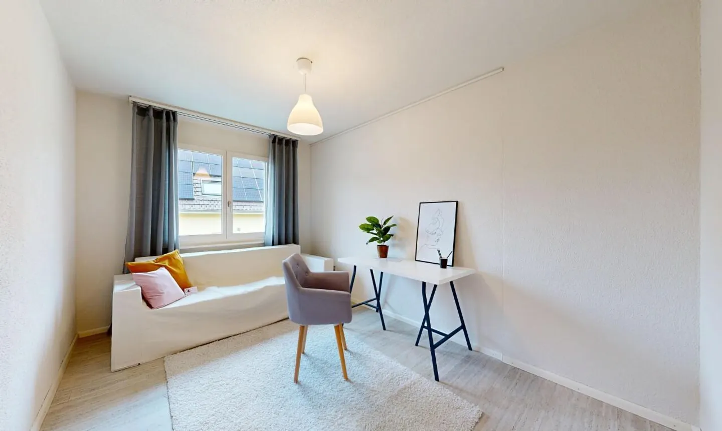 Light-flooded 5.5-room penthouse maisonette with gallery and balcony - Photo 7 of 11