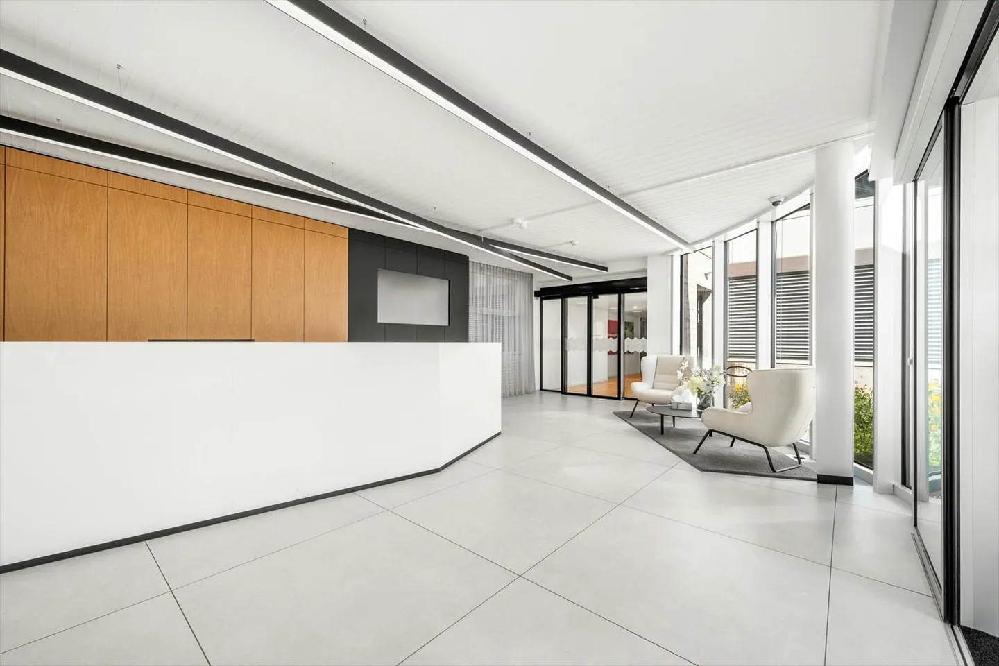12 - 3'000m² Spazi per uffici sviluppati con vista sul lago - Foto 3 di 13