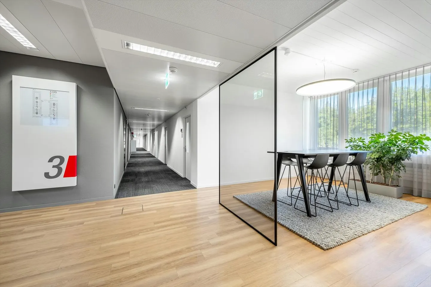 12 - 3'000m² Spazi per uffici sviluppati con vista sul lago - Foto 11 di 13