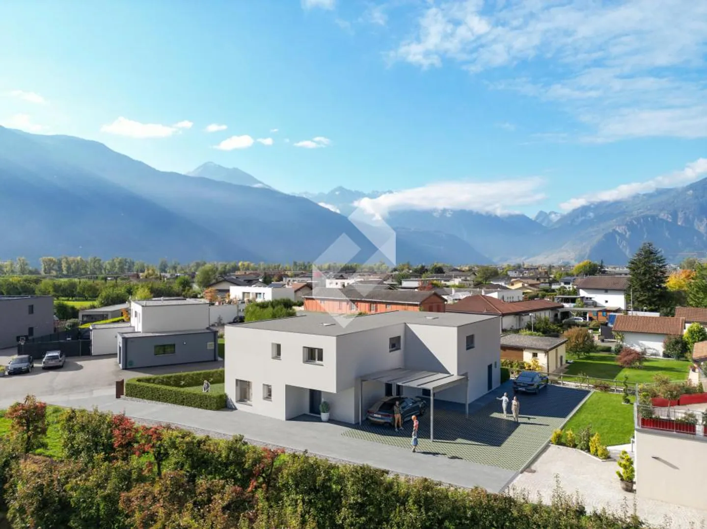Due nuove ville a schiera a Fully - Modernità, Comfort e Serenità nel cuore del Vallese - Foto 2 di 5