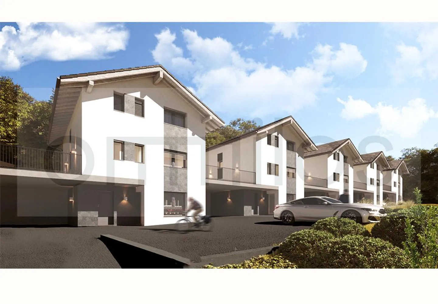 Neue Promotion "Les Collondels": 5 geräumige Familienhäuser mit 6,5 Zimmern und eigenem Studio in Surpierre - Foto 1 von 6