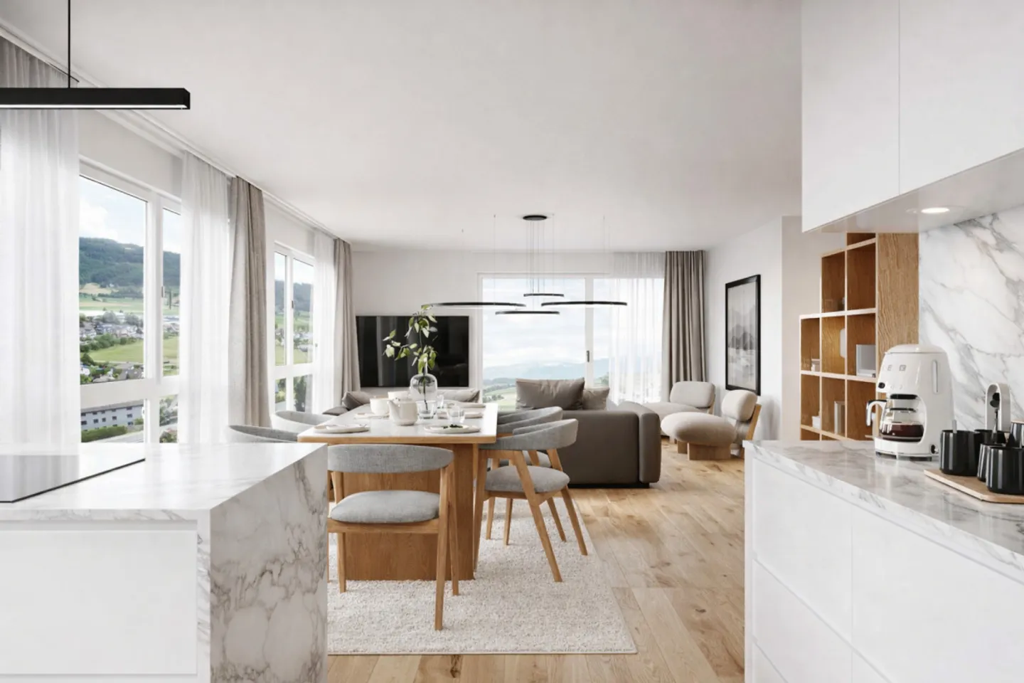 Condominio di 3,5 stanze con patio - Foto 2 di 11