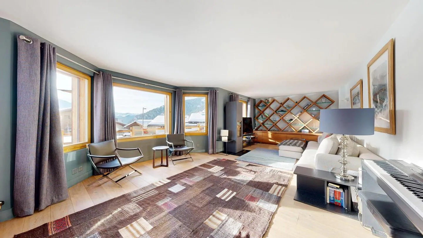 CHALET 8 STANZE NEL CENTRO DI VERBIER CON 1 APPARTAMENTO INDIPENDENTE - Foto 4 di 44