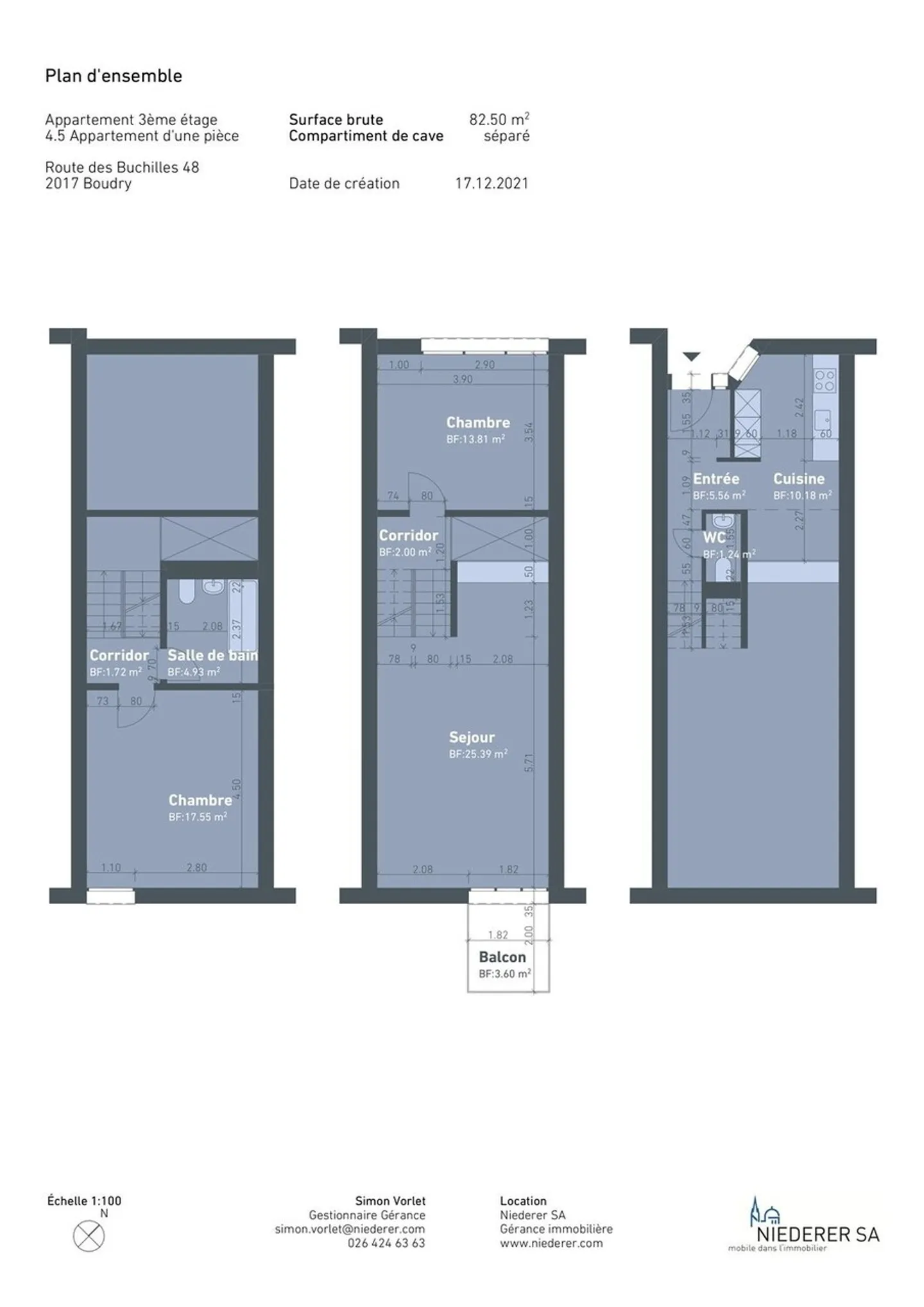 Incantevole appartamento di 3,5 locali in un contesto verde - Foto 10 di 11