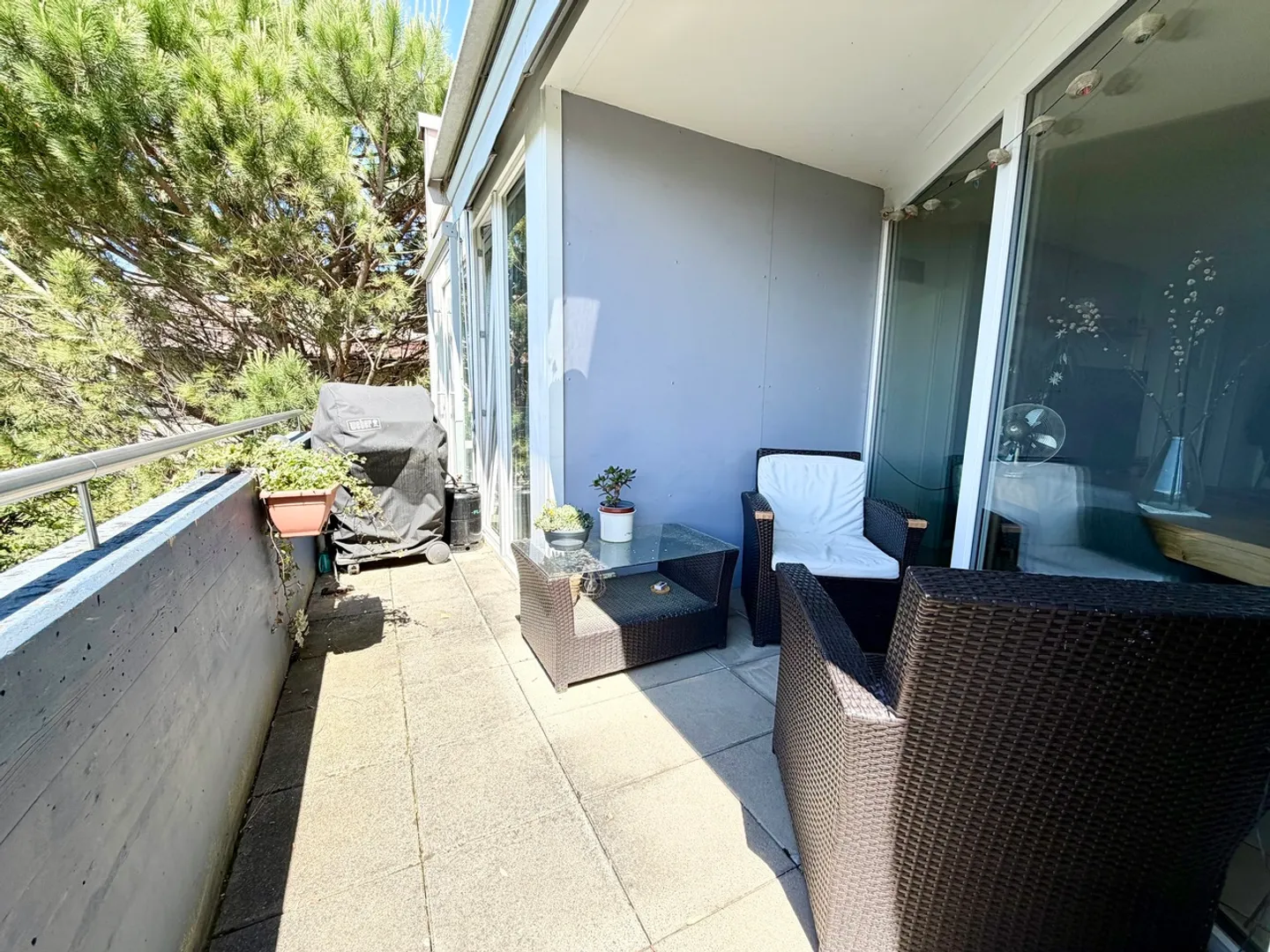 Helles Apartment mit Seeblick - Foto 7 von 9