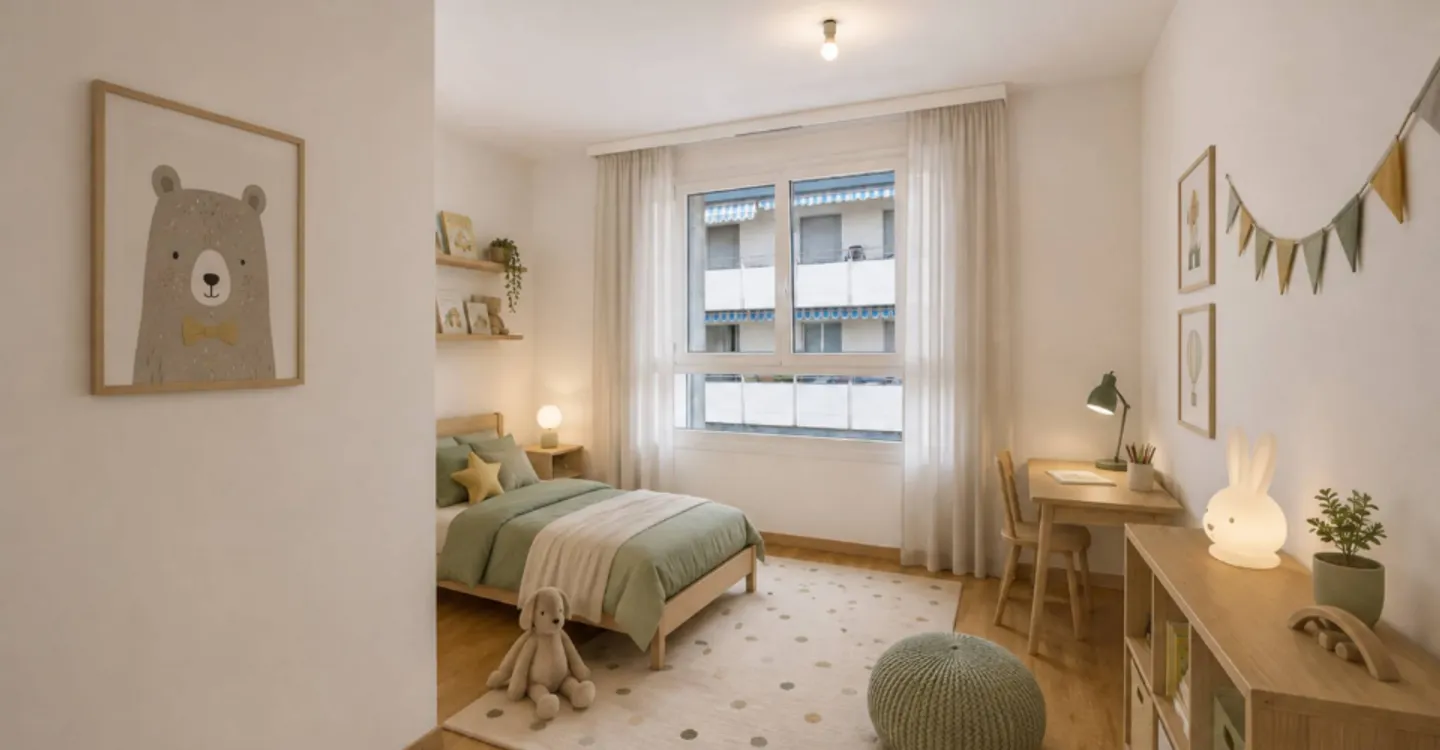 Helles 3,5-Zimmer-Apartment - Foto 7 von 9