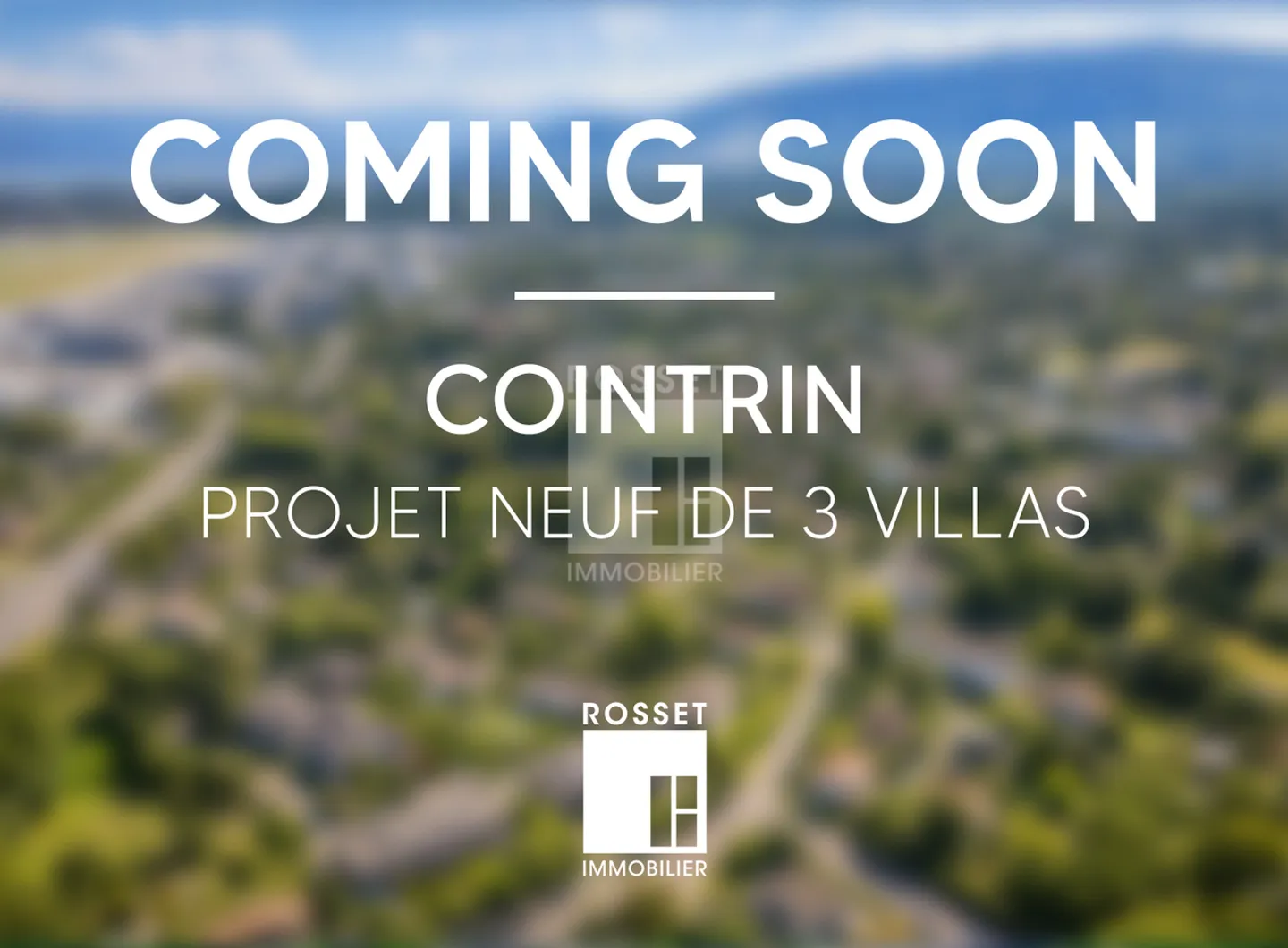 Coming Soon - Projet Neuf - 3 Villas à Cointrin  - Foto 1 von 1