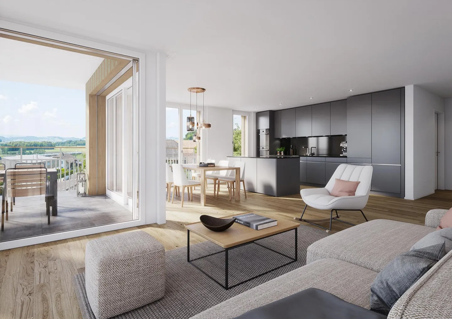 Modernes Apartment in idyllischer Lage - Foto 4 von 7