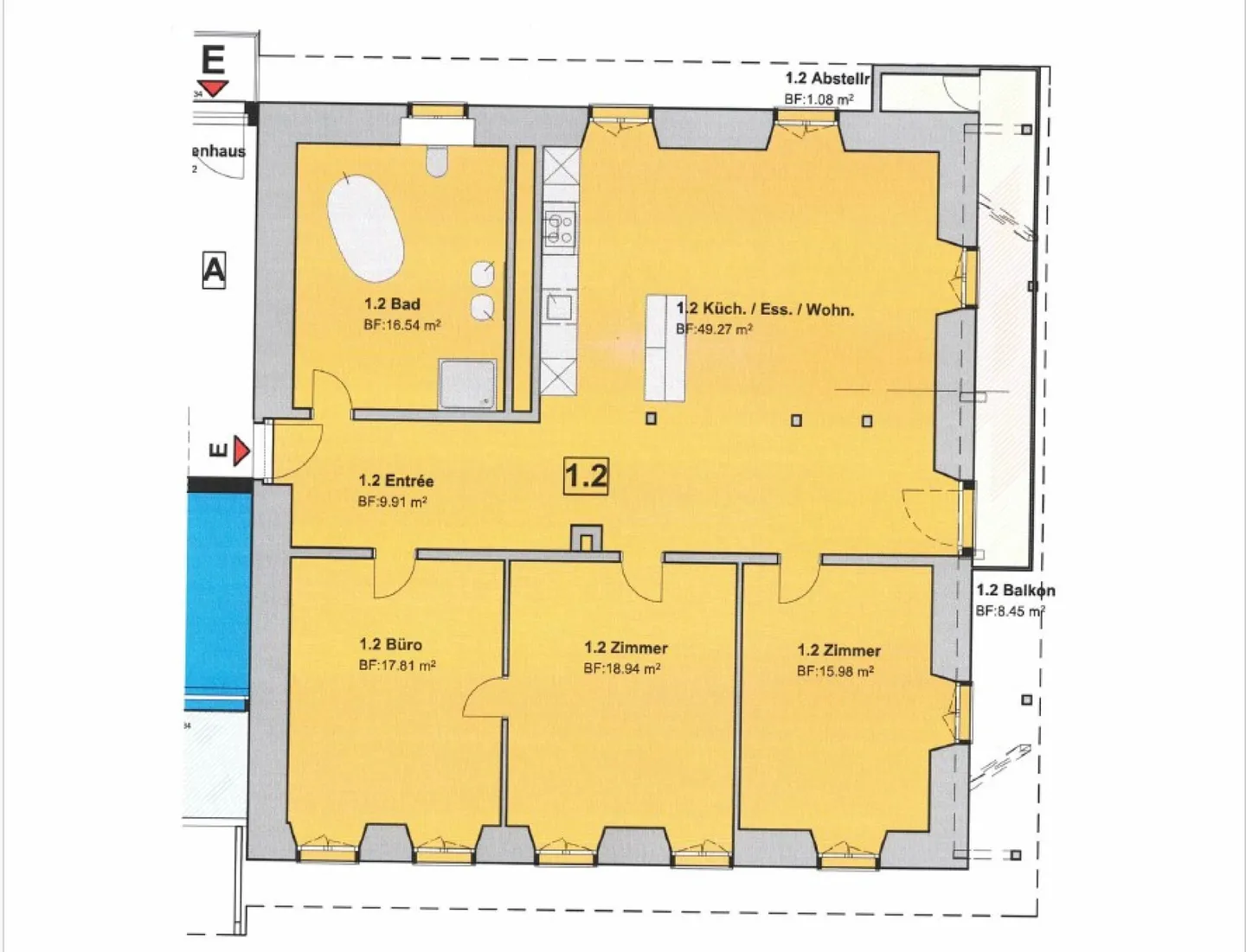 Appartamento moderno 4,5 locali in affitto - Foto 11 di 12