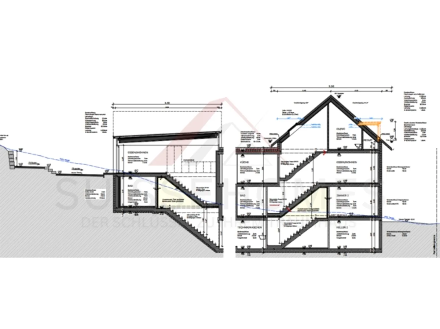 Approved House Project in Duggingen - two residential units, central location and ready for construction - Photo 2 of 8