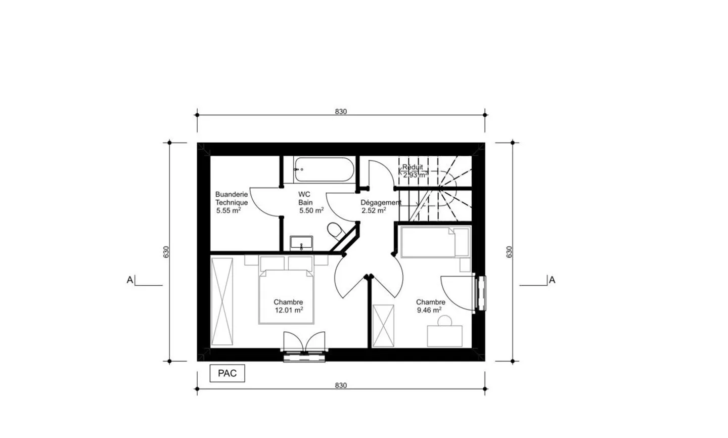 Torgon, new chalet 4.5 rooms with garage or carport - Photo 11 of 13