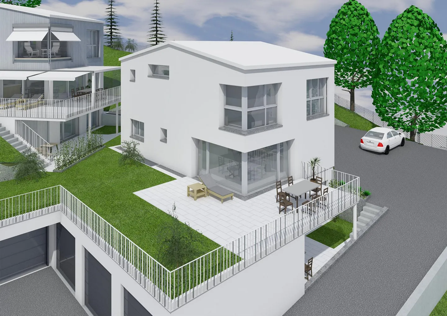 Maison individuelle dans un quartier résidentiel panoramique (pas de droit de construire) - Photo 2 sur 24