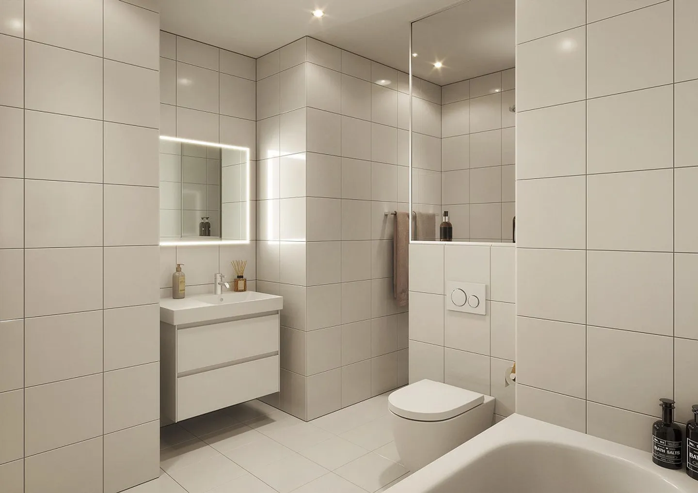 Nouvelle construction : Maisonette en attique de 144 m² avec terrasse sur le toit de 60 m² à Therwil - Photo 5 sur 8