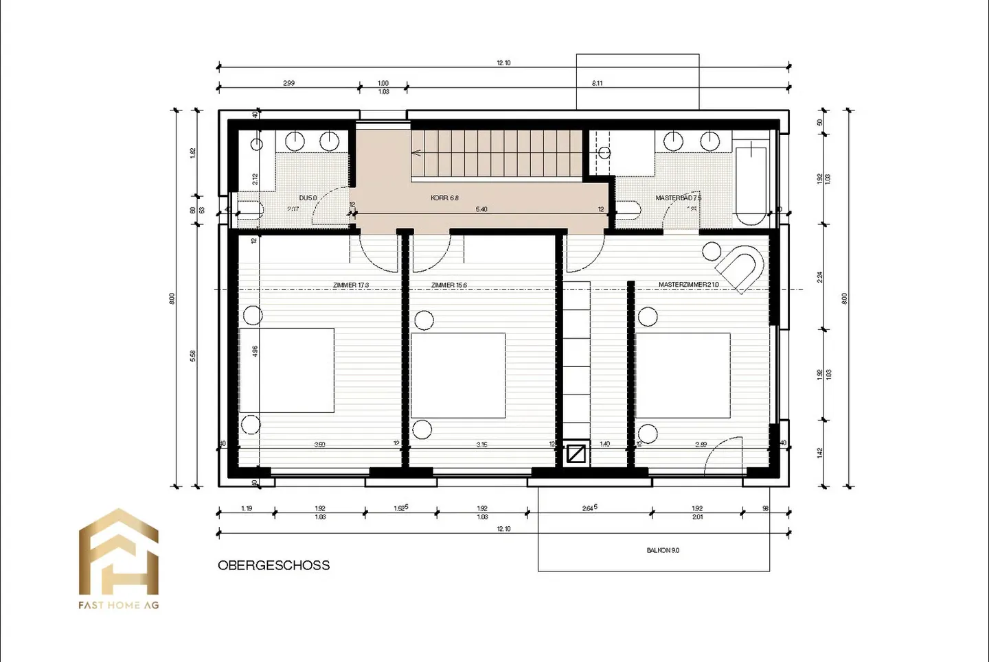 Modernes Einfamilienhaus in Geimen - Foto 7 von 13