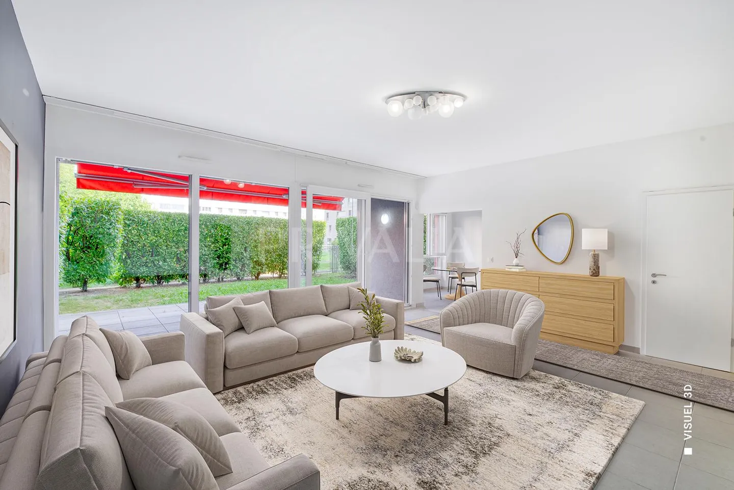 CASATAX : Appartement au rez-de-chaussée avec 4 pièces au centre d'Onex - Photo 1 sur 8