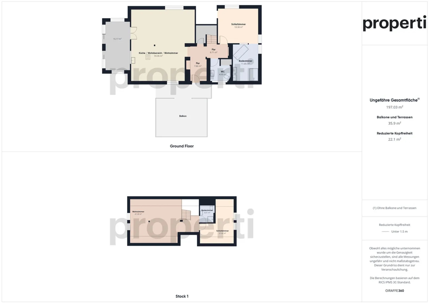Moderne 5.5-Zimmer-Wohnung in Kemmental - Foto 9 von 10