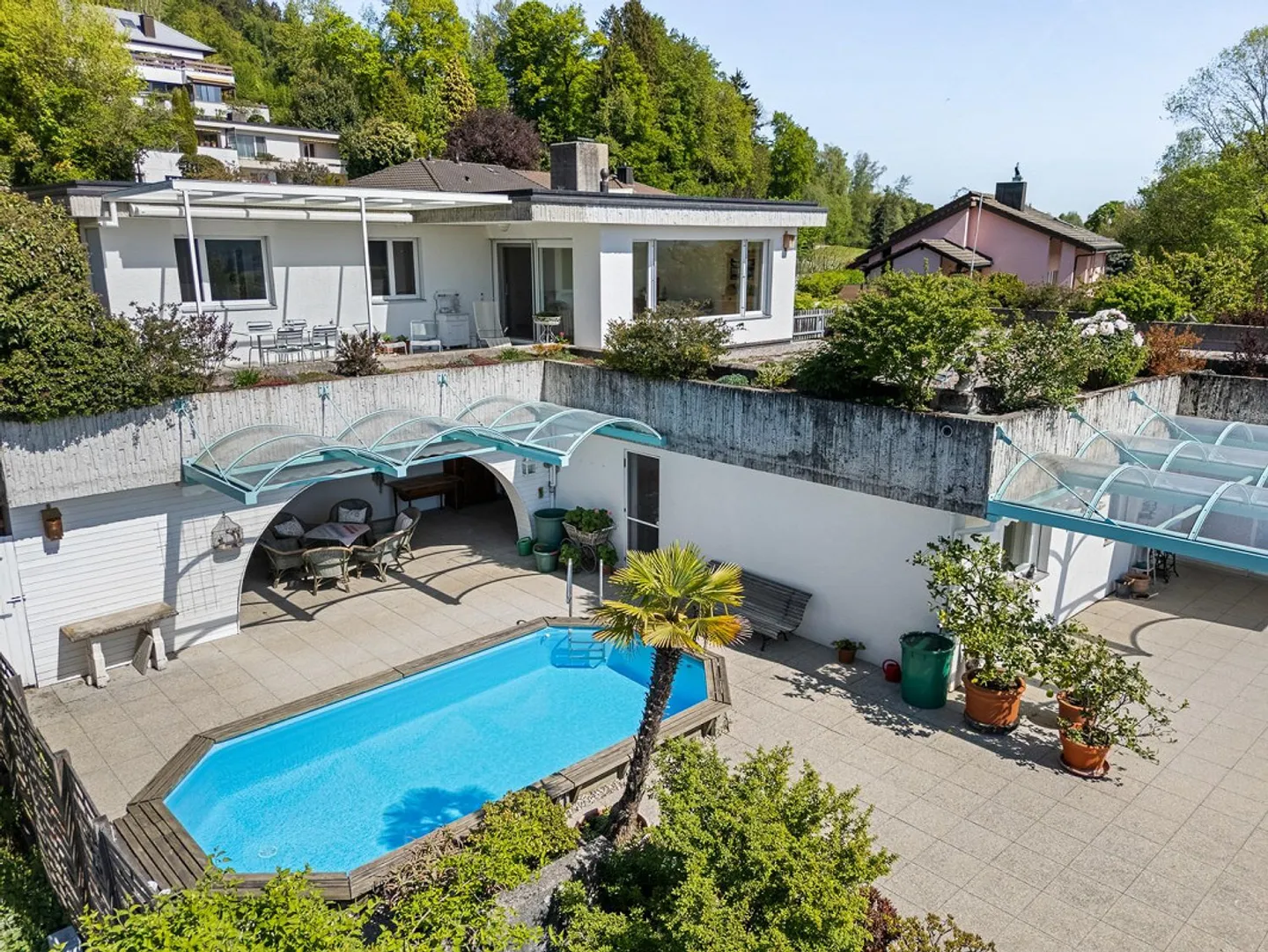 Terrace House with Panoramic View, Pool and Sun Terrace - Photo 1 of 13