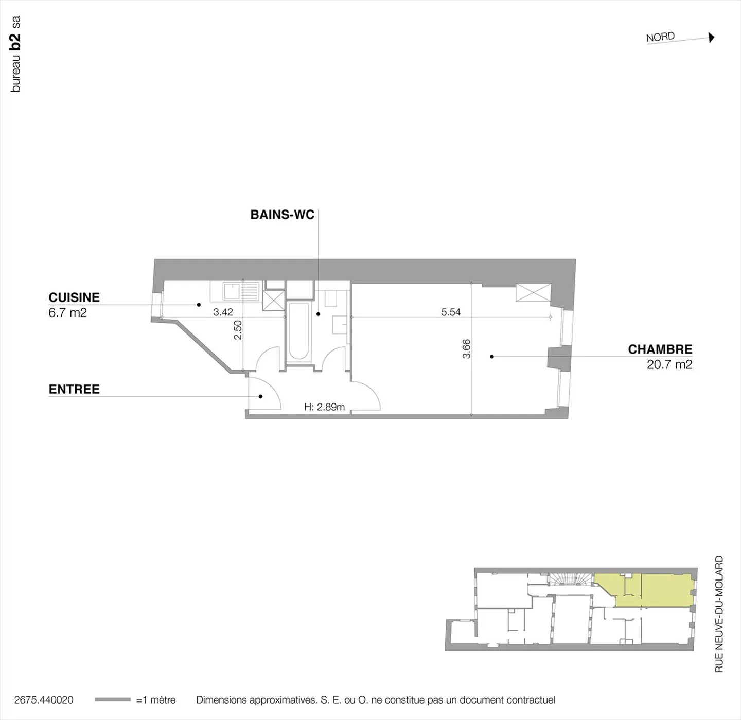 2-room apartment - Photo 4 of 4