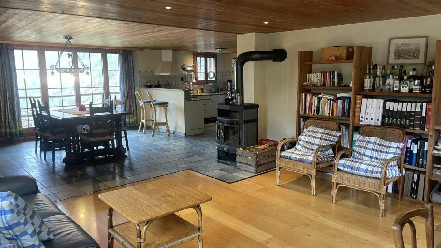 Rustic Walliser House in the hamlet of Bodmen in Saas-Fee. - Photo 9 of 22