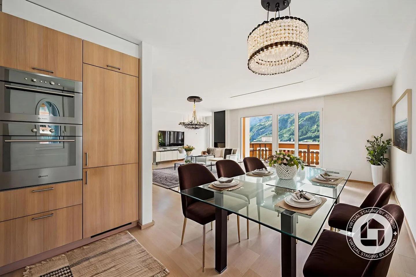 Elegante Wohnung mit Alpenblick - Foto 4 von 13