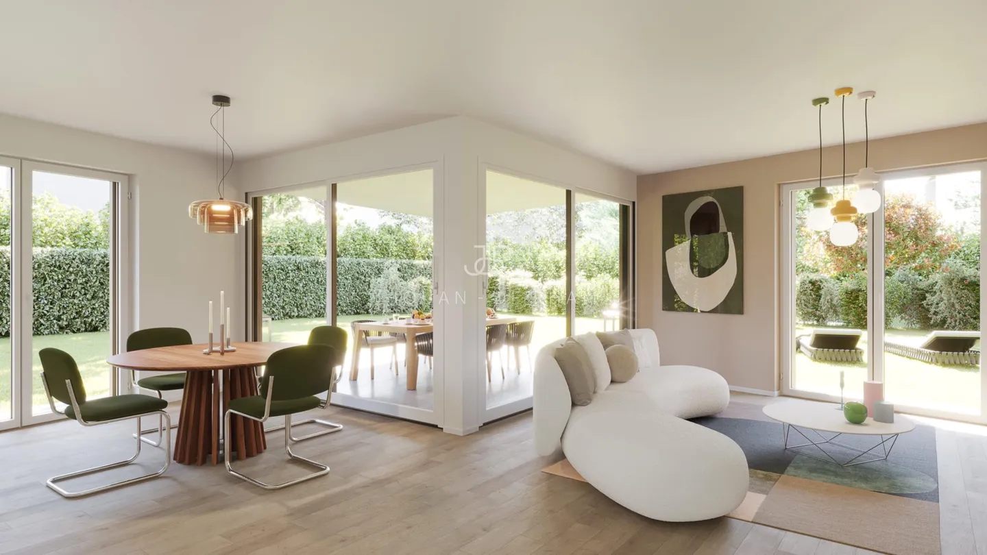 Bel appartement neuf de 6 pièces avec grande terrasse - Photo 2 sur 7