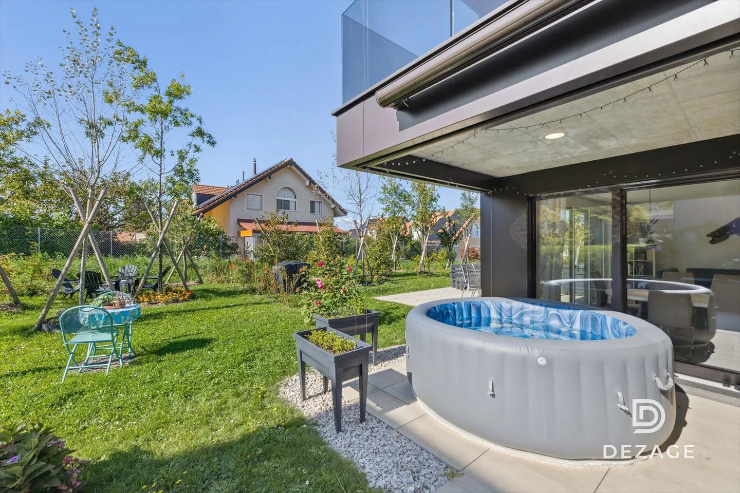 Serenität einer neuen Minergie-Wohnung mit Garten, nur wenige Schritte vom Zentrum von Echallens entfernt - Foto 4 von 11