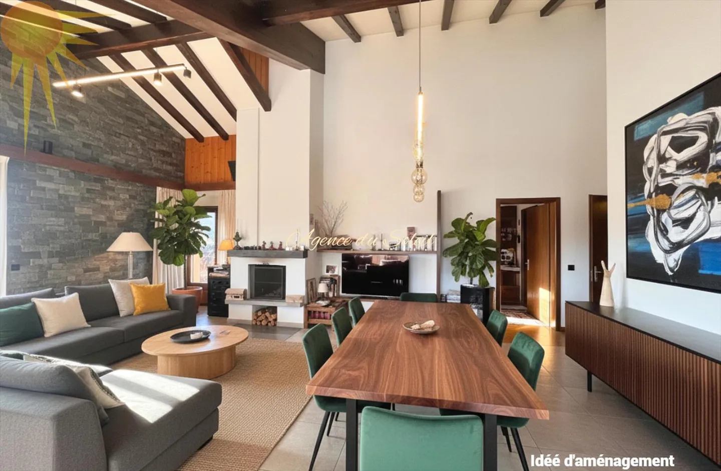 Angenehmes und geräumiges Haus mit 2 Wohnungen (4,5 + 2,5 Zimmer) im Dorf Mollens, 5 Minuten mit dem Auto von Crans-Montana entfernt! - Foto 11 von 13