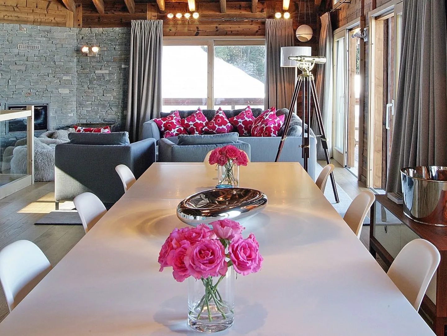Schneeinschnee-Modernes Chalet aus altem Holz - Foto 7 von 13