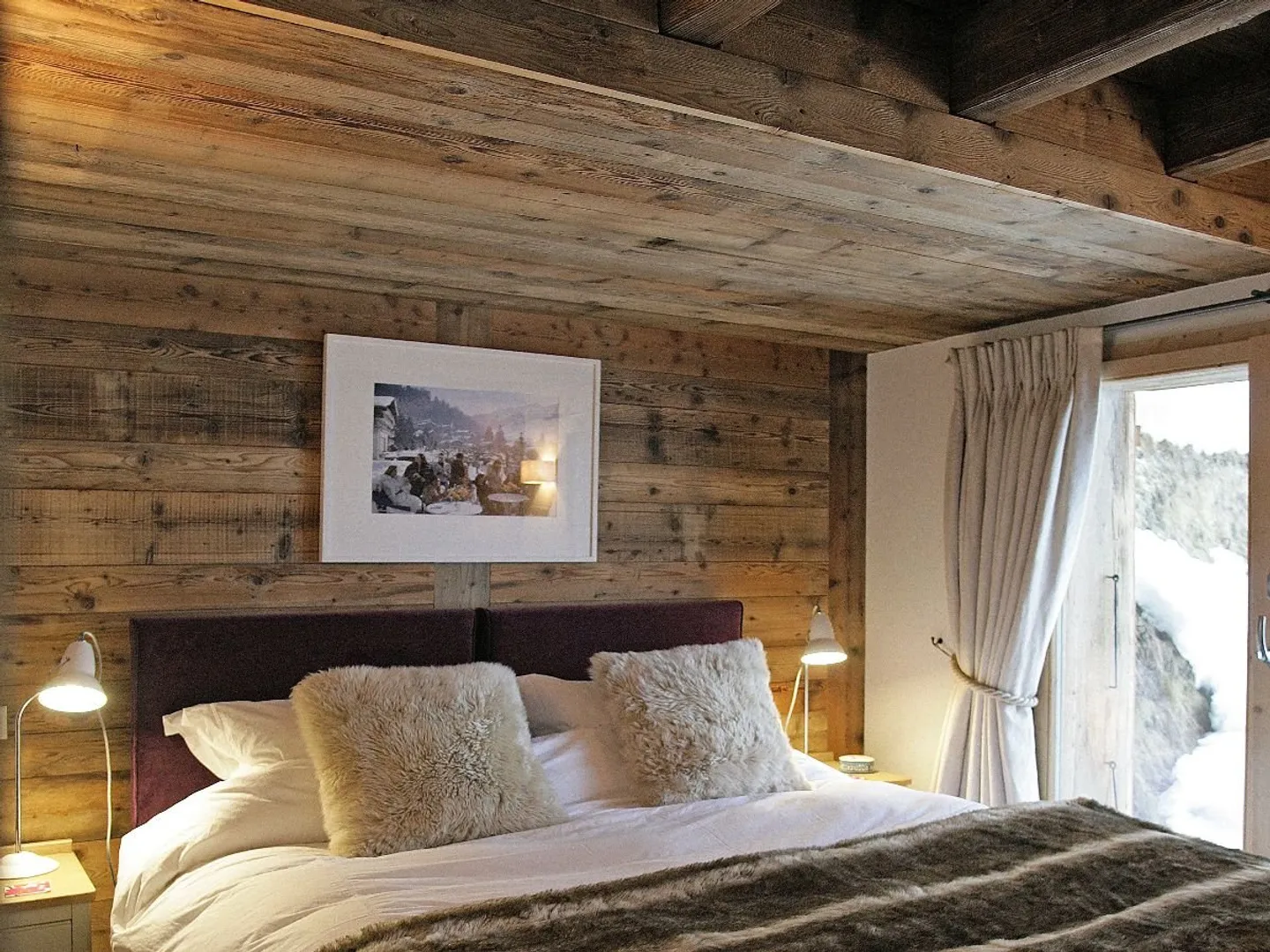 Schneeinschnee-Modernes Chalet aus altem Holz - Foto 12 von 13