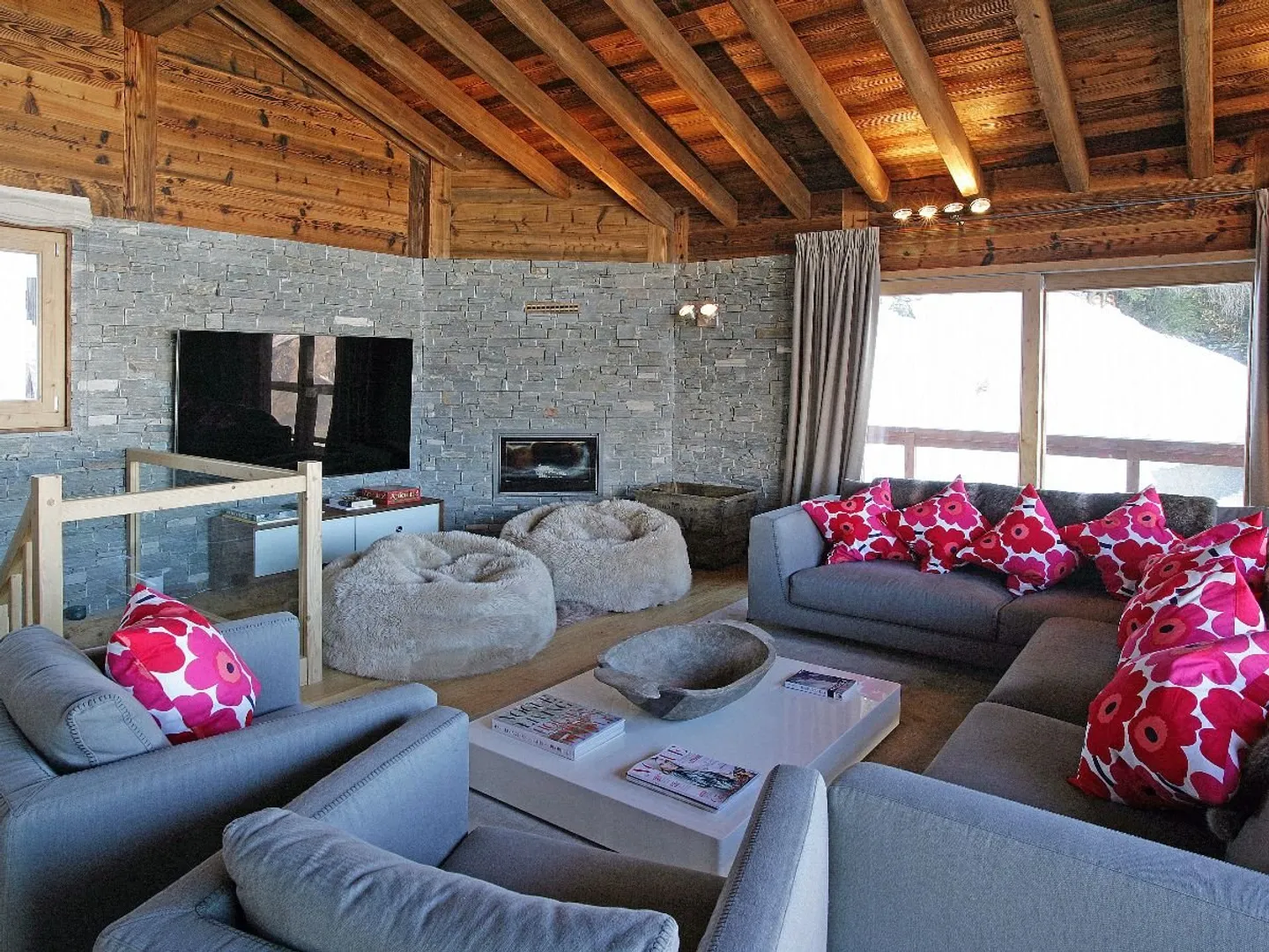 Schneeinschnee-Modernes Chalet aus altem Holz - Foto 6 von 13