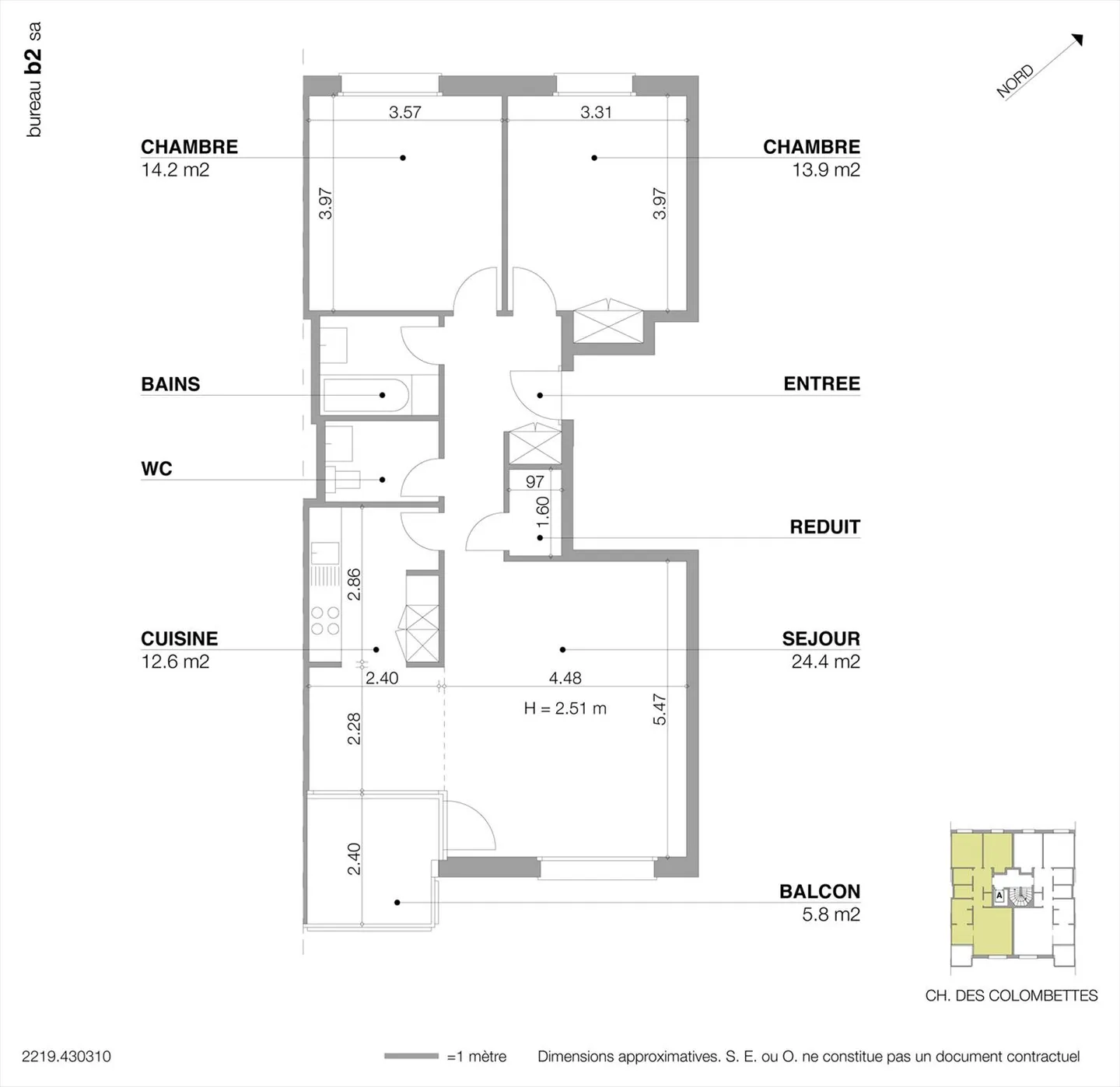 PETIT-SACONNEX - chemin des Colombettes 8 - 81 m2 - Photo 4 of 4