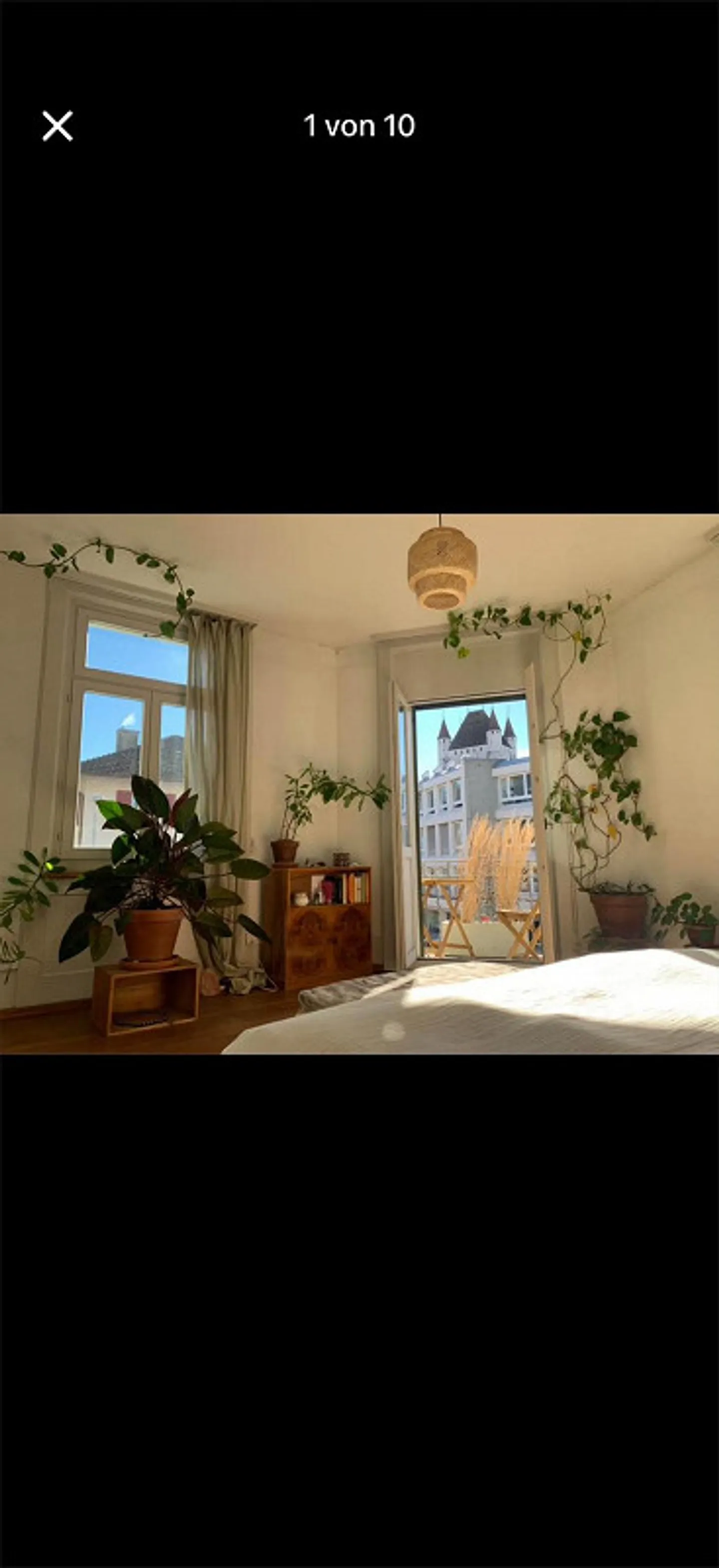 Appartamento d'epoca di 4 stanze con due balconi e posto auto a Thun - subaffitto - Foto 1 di 11