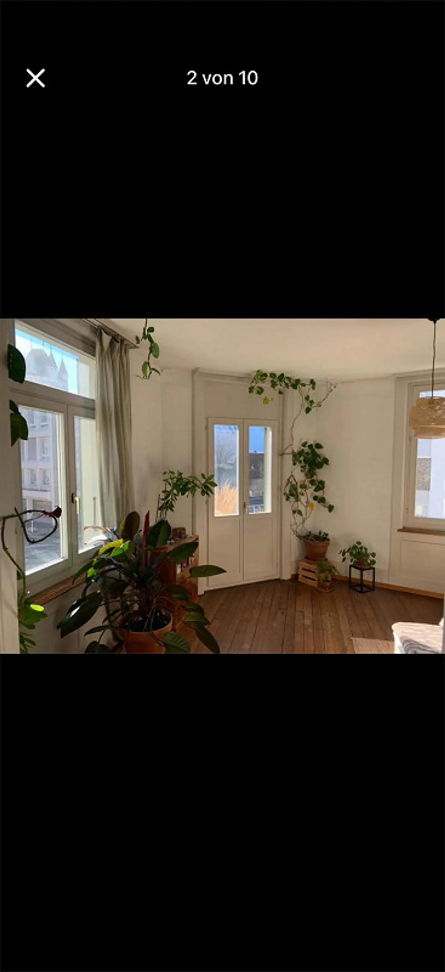 Appartamento d'epoca di 4 stanze con due balconi e posto auto a Thun - subaffitto - Foto 2 di 11