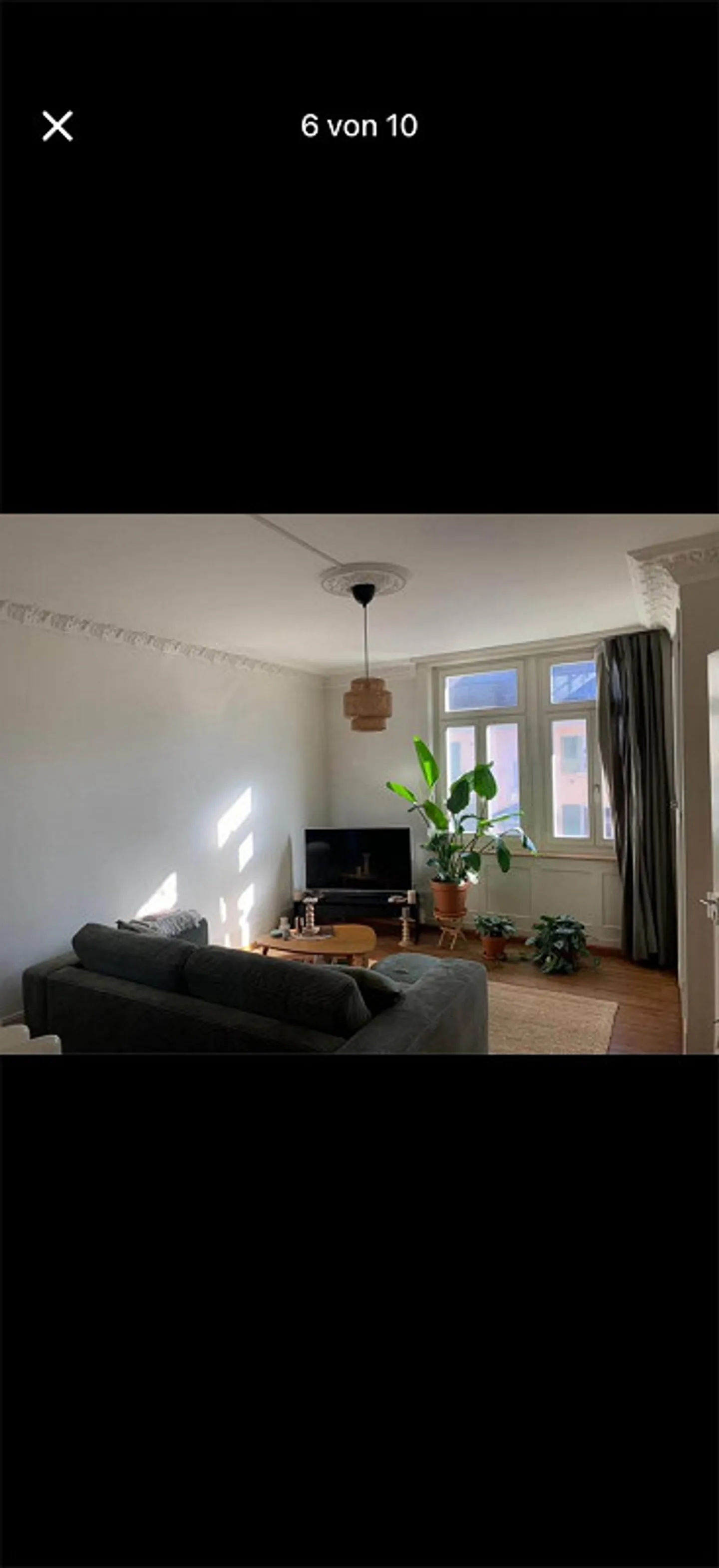 Appartamento d'epoca di 4 stanze con due balconi e posto auto a Thun - subaffitto - Foto 6 di 11