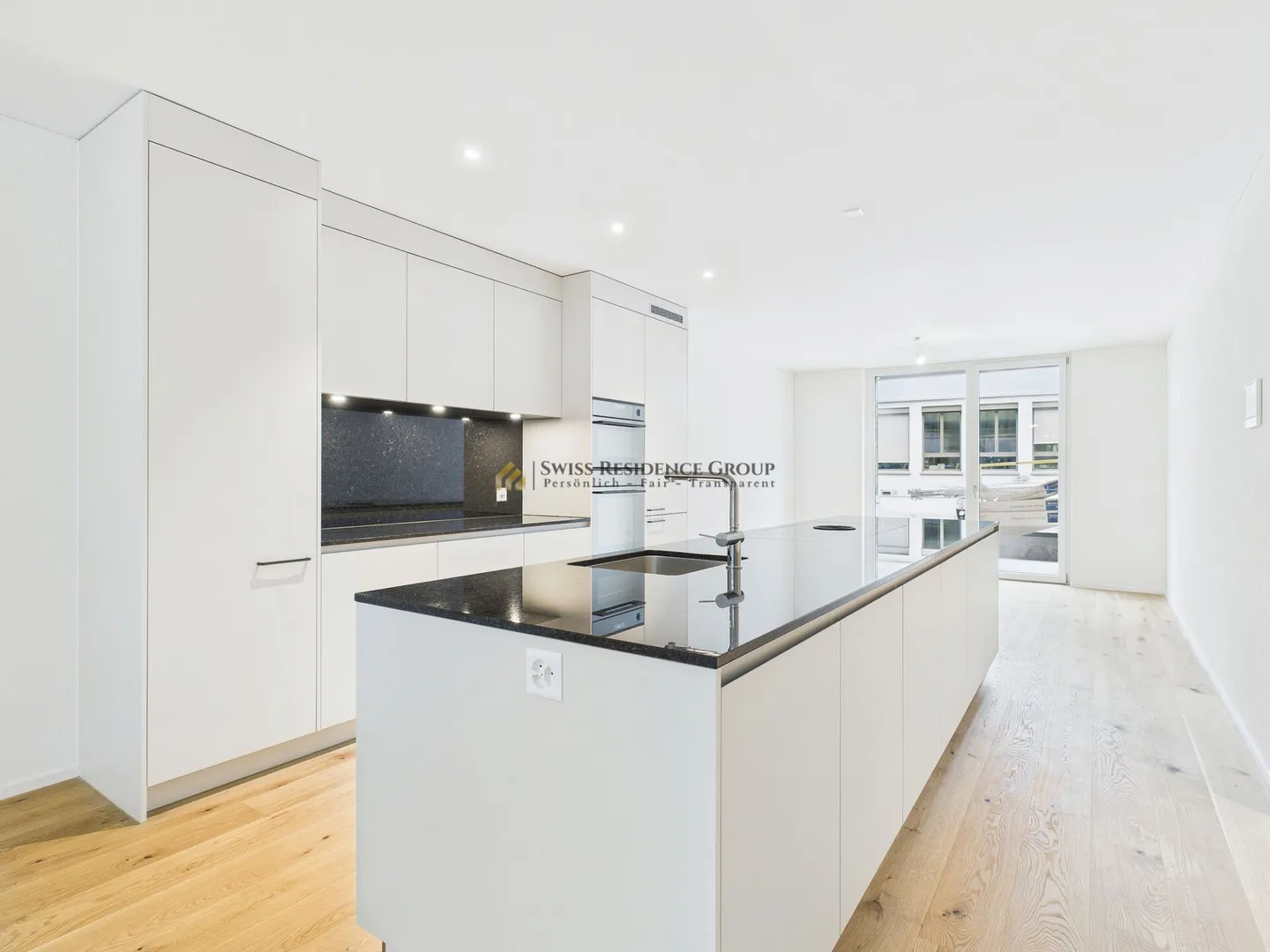 Première occupation - appartement de jardin 3.5 pièces de haute qualité, orienté sud, avec loggia et coin salon - Photo 4 sur 11