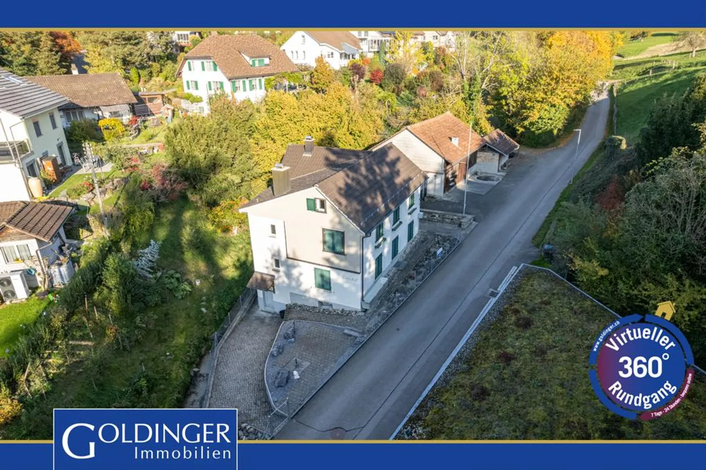 Charmantes Zweifamilienhaus mit Scheune - Foto 1 von 8