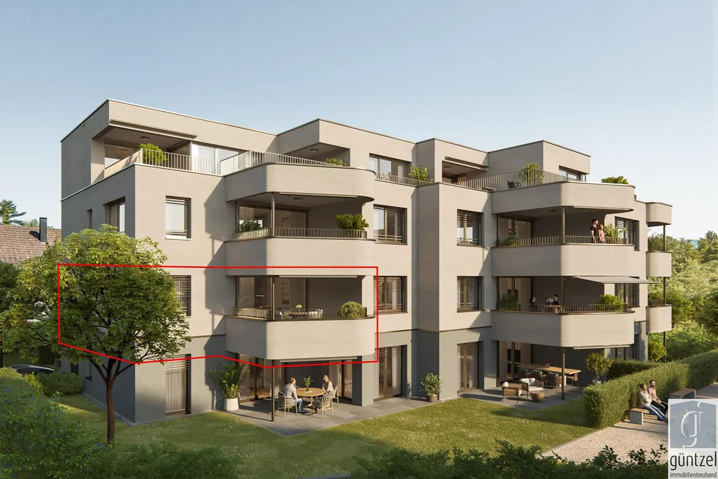 Nuovo progetto di costruzione: Grande appartamento moderno di 4,5 locali - Foto 1 di 11