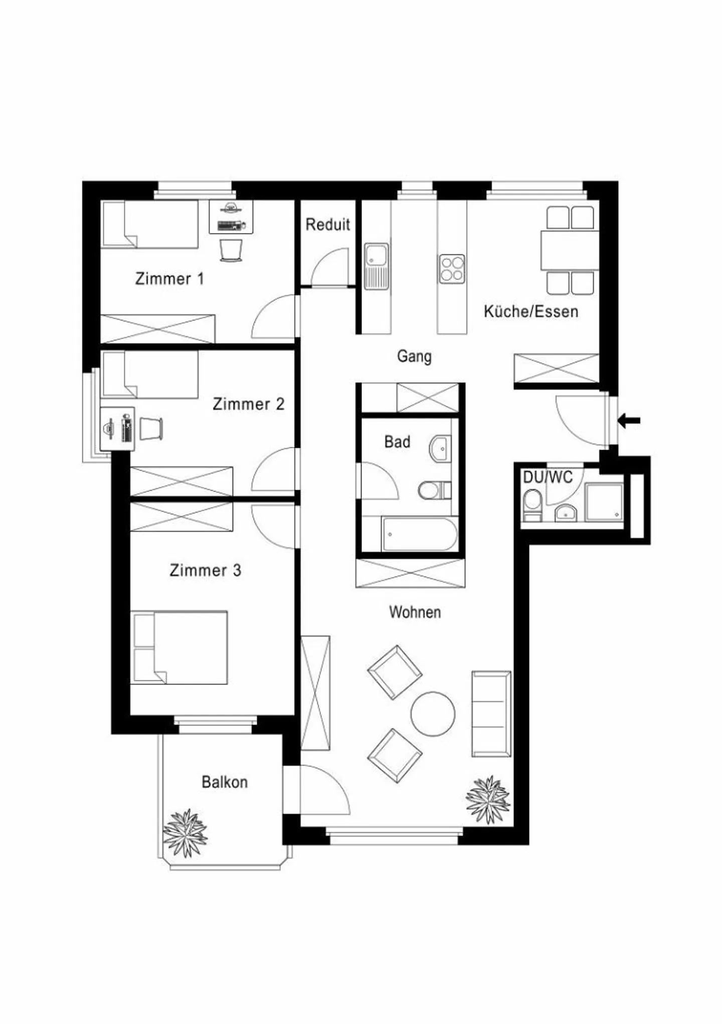 4.5 Room Apartment - Photo 9 of 9