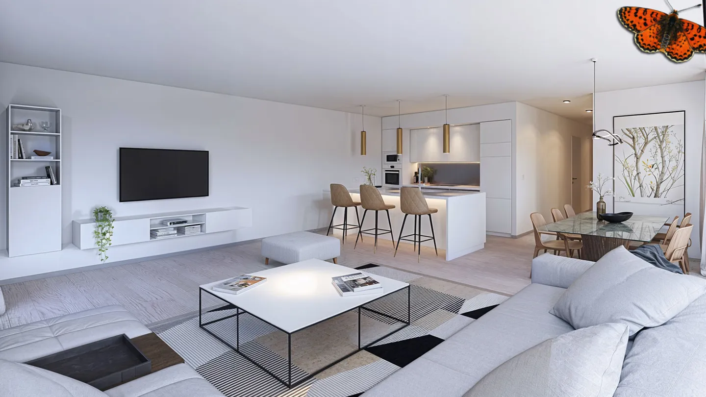 Bell'appartamento con 5,5 stanze in un nuovo edificio a Marly - Foto 2 di 8