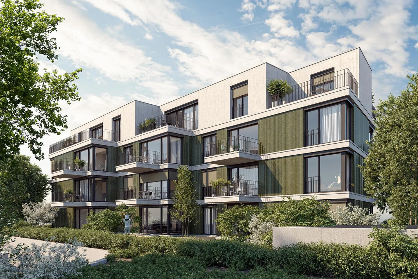 Moderne 3.5-Zimmerwohnung mit Aussicht - Foto 1 von 9