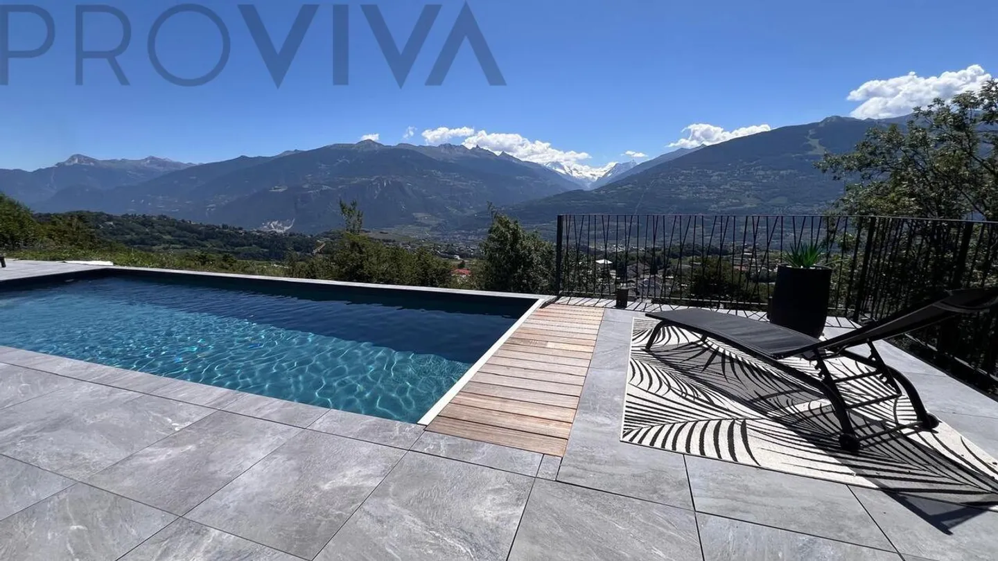 Modern equipped, dream view, heated outdoor pool included - Photo 1 of 8