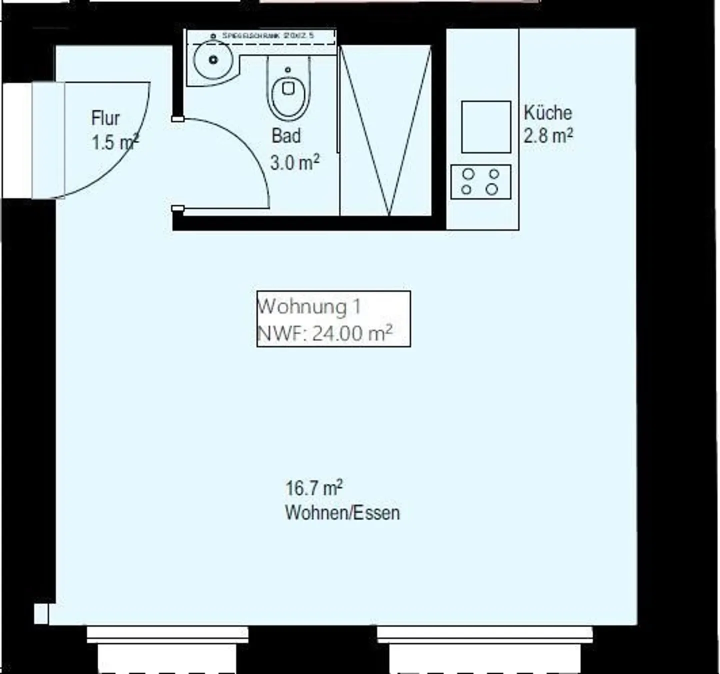 Frisch sanierte Single-Wohnung zu vermieten - Photo 5 of 5