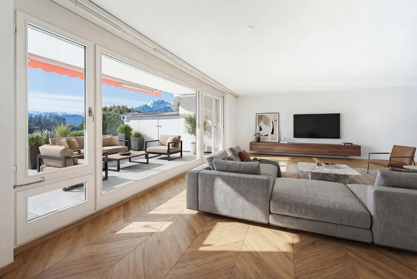 Stilvolles Apartment mit Seeblick - Foto 2 von 4